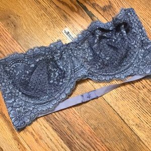 Free people lace strapless / convertible bra 34D